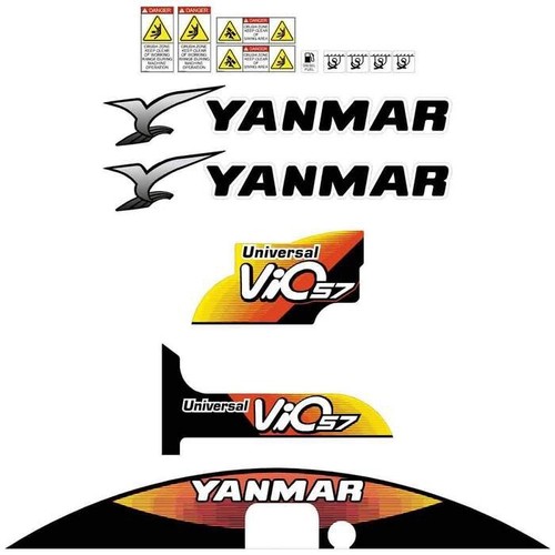 Decal sticker set yanmar - sticker, vio57