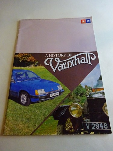 History vauxhall book - a,