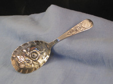 NICE ANTIQUE GEORGIAN SILVER CADDY SPOON EDWARDS LONDON 1824 EDWARD FARRELL