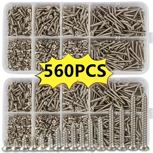560pcs self tapping - 560pcs,