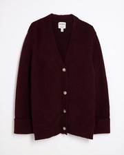 River Island Red Midi Button