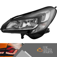 Headlight Vauxhall Corsa E Halogen 2015-2019 Headlamp Passenger Left Side