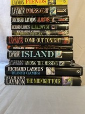 11 Richard Laymon Hardbacks /paperbacks BCA Horror paperbacks from hell 