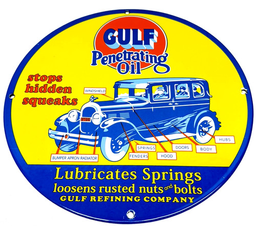 Gulf penetrating oil vintage - oil,