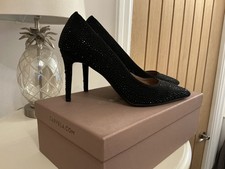Carvela Lovebird Black Fabric Shoe UK6 (39)