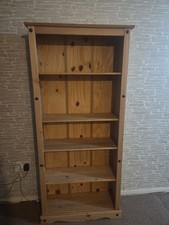Solid Mexican Pine 5 Shelf Bookcase Corona