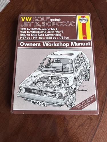 Haynes manual golf jetta - manual, vw