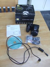 Boxed Nikon COOLPIX L820 16.0MP Digital Camera in Black VGC