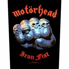 MOTORHEAD iron fist 2017 GIANT BACK PATCH 36 x 29 cms LEMMY OFFICIAL MERCHANDISE