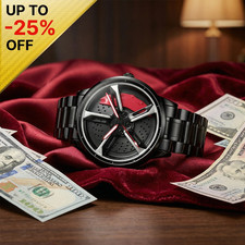 Men quartz wheel watch - men’s,
