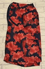 Mens cotton traders floral swim shorts size 3xl Very Good Condition