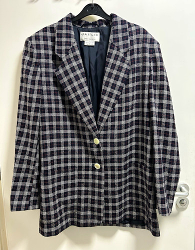 Jaeger womens navy check tweed - jaeger,