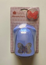 Woodware Silhouette Punch - Garden Butterfly - 2" - Craft Punch - Embossed