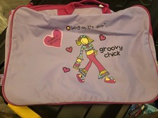 Retro Vintage Bang On The Door Groovy Chick Laptop Case Bag Y2K 90’s 2000’s Gift