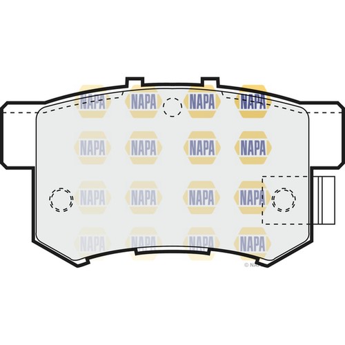 Brake pads set for honda - pads,