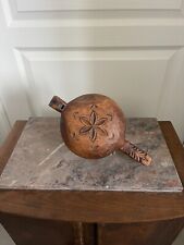 Vintage Wooden Box Carved Salt