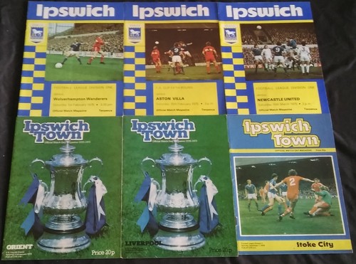 Ipswich town programmes md - -,