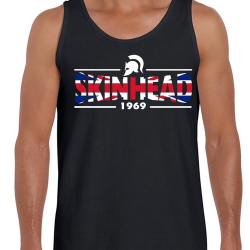 British skinhead shirt skin - british,
