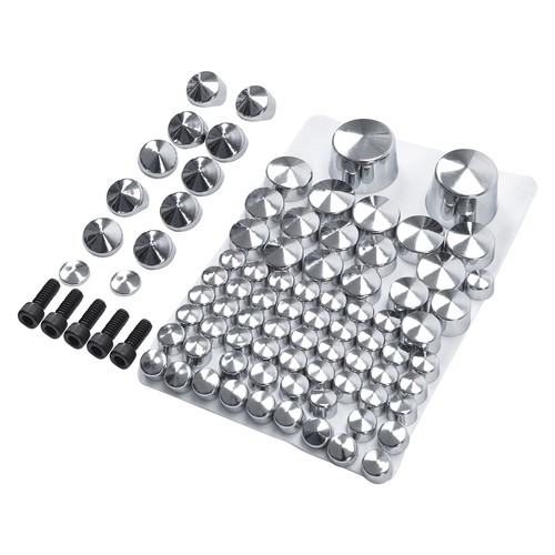 Chrome bolt toppers - bolt, kit