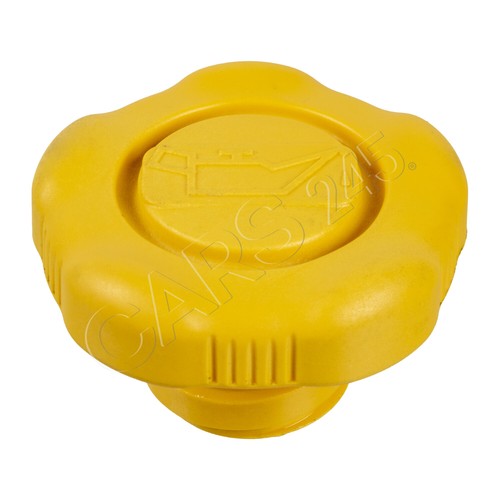Yellow plastic oil filling - plastic,