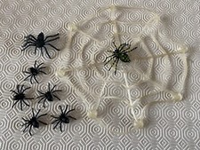 20CM RUBBER WEB WITH SPIDER