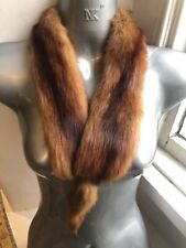 C12 New  design 100%  High Quality real Rare Orangey Mink fur scarf collar