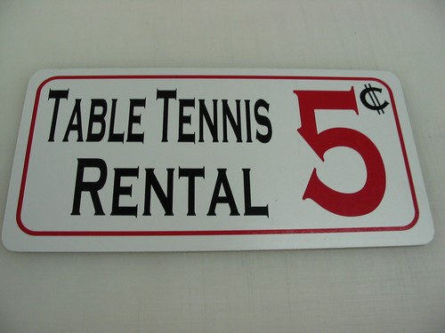 Table tennis rental metal - tennis,