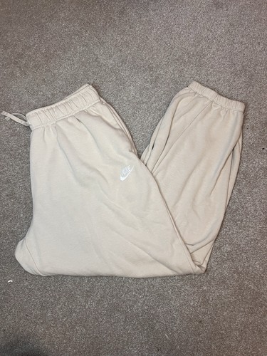 Nike beige logo - logo, joggers