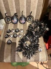 Star Wars 14 Christmas Tree Baubles,tinsel Hanging Decs Decorations