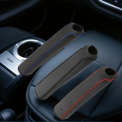 Leather car gear shift - leather,