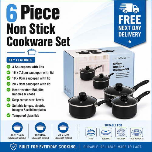 Premium saucepans with lids - saucepans,