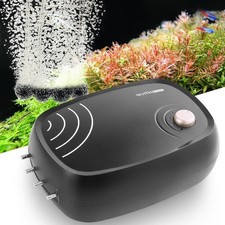 NEW HITOP HP-860 10W 320GPH Powerful Aquarium Air Pump In Black -Z03