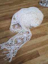 Very Large Roll Of Vintage  Ivory Cotton Lace