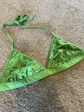 Lime Green Daisy Floral Bikini