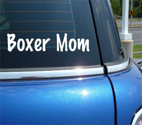 Boxer mom dog pet funny - mom,