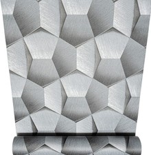 Grey Wallpaper Silver Metallic