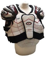 Easton Spine Tec Body & Shoulder Protector GEN IV SP Synergy C8SR XL White Black