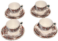 4 Colclough Royale Tea Trios