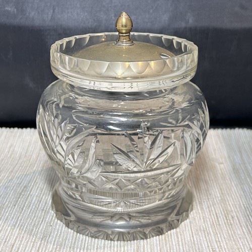 Antique cut glass preserve jan - cut,