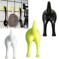 3x Dog Tail Safe Rubber Black