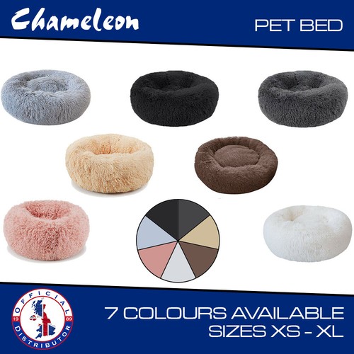 Round dog bed donut pet - dog,