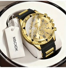 Watch analogue gold colour - watch,