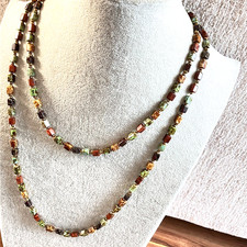 Murano glass bead necklace