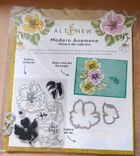 Altenew modern anemone stamp - modern,