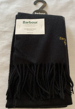 Barbour Lambswool Scarf - Black - New