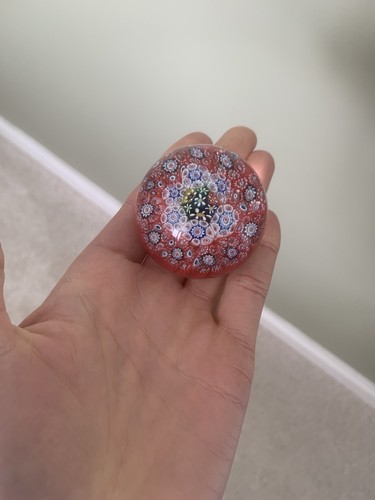 Vintage glass paperweight - glass,