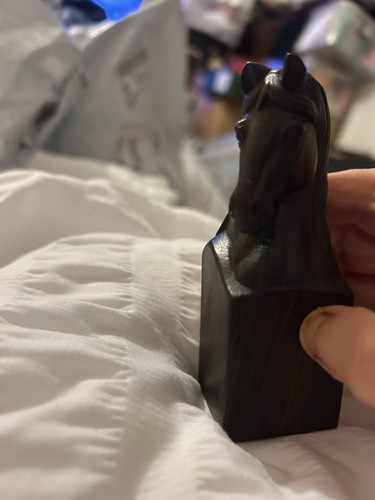 Horse head bust figurine - horse,
