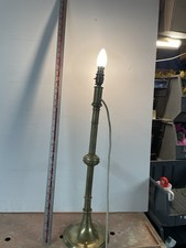 Victorian Brass Standing Lamp of The Period Fully Working Good Condition