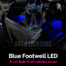 For Seat Leon Cupra FR MK3 2008-2017 Blue Interior Footwell LED Light Bulbs