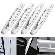 4PCS Car Door Edge Guard Scratch Strip Anti-scratch Protector Car Accessor WHITE